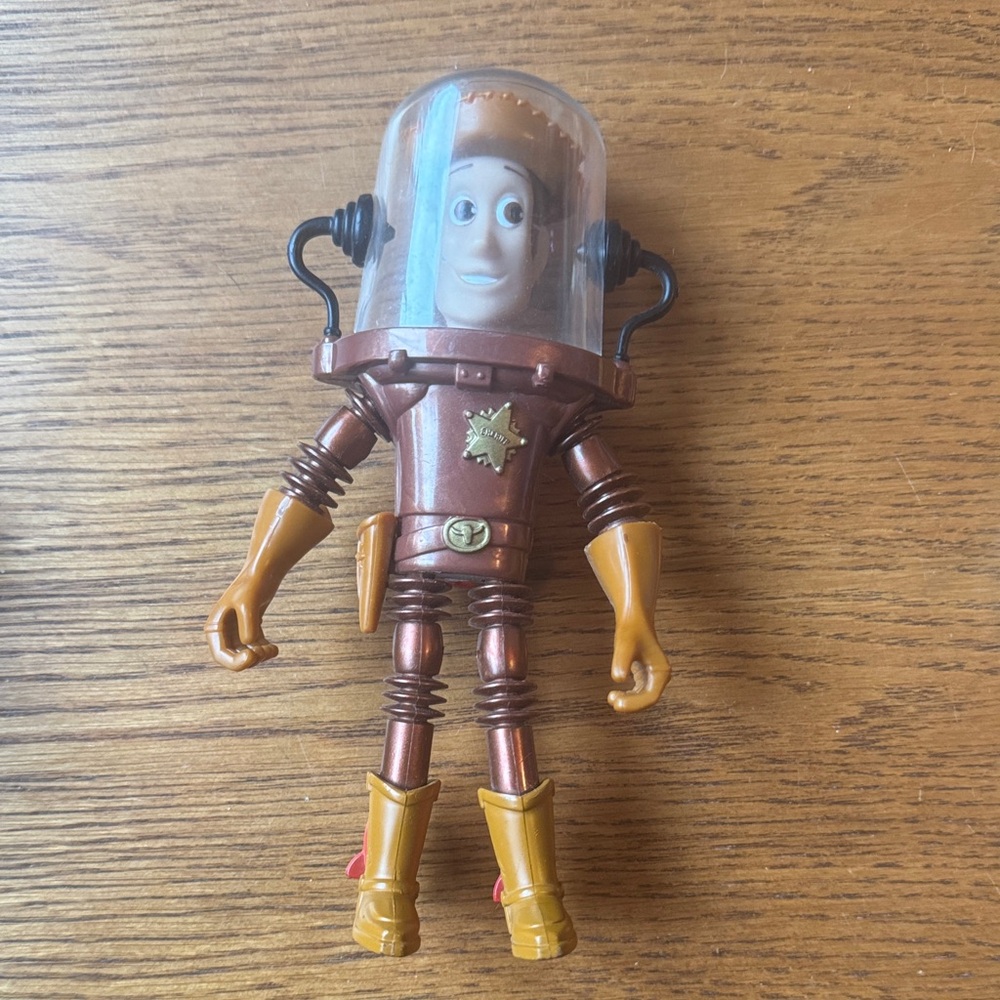 Woody Space Explorer Figure with Bronze and Gold Suit